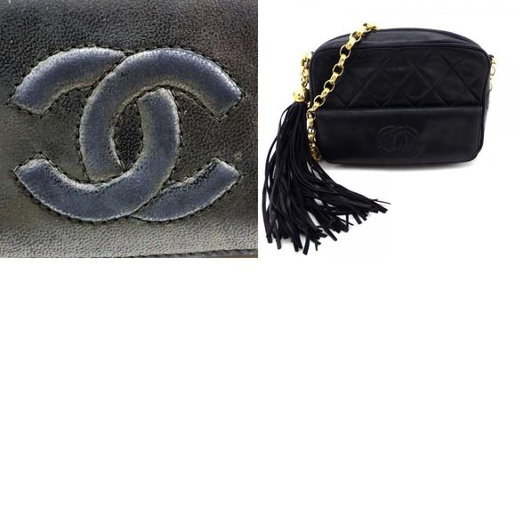 Chanel Matelasse Chain Shoulder Lambskin Black - Picture 8 of 8